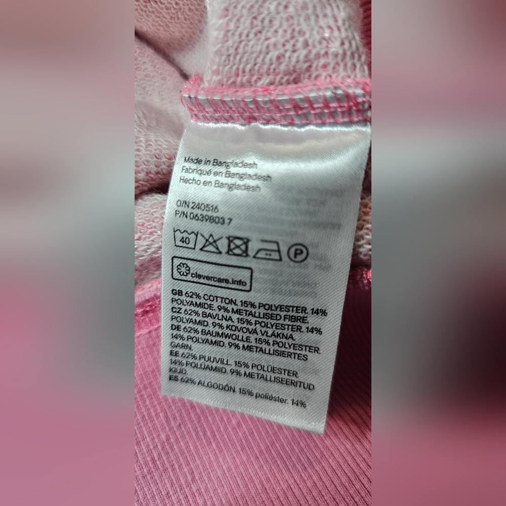H&M Pink Sweater with Floral Design - Picture 6 of 8
